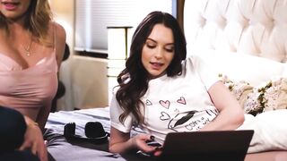 Step Mommy's Girl - Lilith Larkin & Rachelle Ravenscrew Fucked By Stepmom In A Hot Threesome