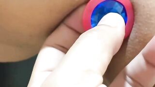 Anal Playtime - Hot Desi Mom Uses Her New Vibrator on Herself