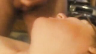 Amature Teen Babe Gives Blowjob & Gets Filled With Jizz - Old Man barely legal Gal
