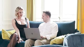 Big Boob Babe Ellen Milion Fucked Hard in All Holes - POV Creampie