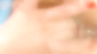 Amateur Wife's Exotic Body Art & Pubic Hair Blowjob