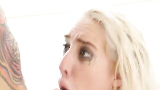 Blondie Bombshell - Face-Fucking Frenzy with Hot Model Cadance Lux