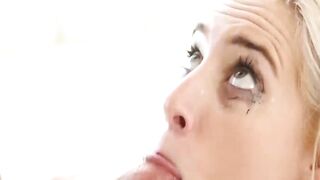 Blondie Bombshell - Face-Fucking Frenzy with Hot Model Cadance Lux