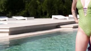 Blondes Get It Black #3 - Pool Side Rough Sex with Interracial Pornstar MIMI CICA