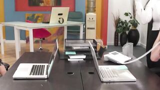 CEO'S Secret Stash - Office Sex with Angie & Abbellla Danger" or "Office Sluts Get Fucked By Their Bosses