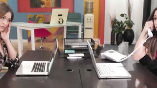 CEO'S Secret Stash - Office Sex with Angie & Abbellla Danger" or "Office Sluts Get Fucked By Their Bosses