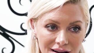 Foursome Fun! Older Woman Teaches barely legal Blonde How To Satisfy A Man's Desires