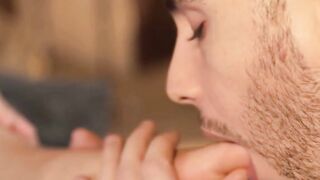 Lanaroy's Sensuous Footjob - Erotic Encounters with Hot Blonde Babe