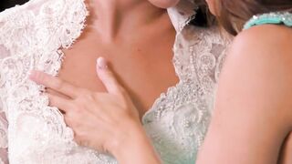 Maid of Honour's Secret Affair - Scissoring Lesbian Threesome with Big Boobs