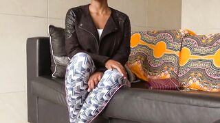 Big Black Booty Babe Clarisse Gets Fucked Hard - Casting Audition Turns Into Raw Fuck