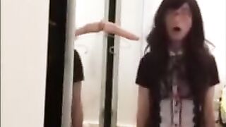 Asian Teenage Cutie Dressed As A college girl Gets Her Ass Fucked Hard And Deep