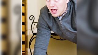 Mature Cougartown #3 - Older Woman Challenges barely legal Guy to Watch Her Self-Play