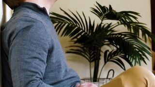 Mature Cougartown #3 - Older Woman Challenges barely legal Guy to Watch Her Self-Play