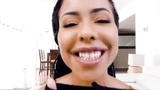StepDad's Point Of View - Two Hot Babes Striptease & Masturbate For Him