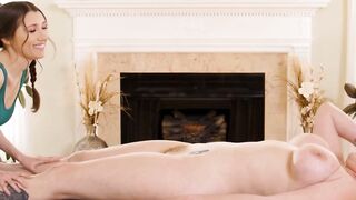 Sultry Sirens - Hot Blonde Bombshells Share Intimate Moments in Bed