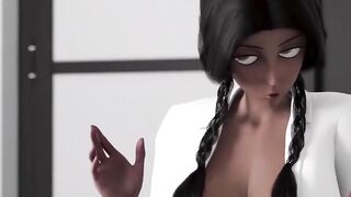 Horny Milf Gives Boss Creampie in Office - Big Boobs Blonde Fucks Hardcore