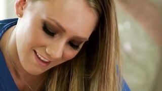 Lesbian Threesome - Girl-on-girl action heats up with three sexy babes in steamy threesome