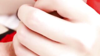 Transgender Goddess Liana Lawson Fucks Herself With A Big Dong And Strokes Her Own Dick