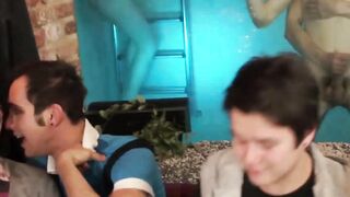 Group Orgasm Party - Horny Guys Gangbanging Twinks