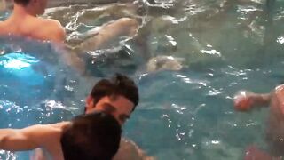 Group Orgasm Party - Horny Guys Gangbanging Twinks
