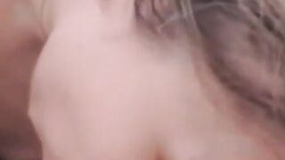 Teenage Cutie Loves to Suck - Homemade POV BJ with Facial
