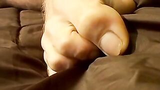 Horny Scotty's Big Dick - Foot Fetish POV