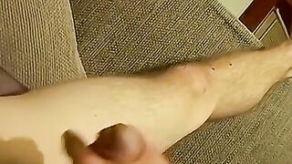 Horny Scotty's Big Dick - Foot Fetish POV