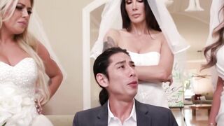 Wedding Day Orgy - Cougars And barely legal Bucks Go Wild