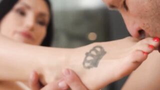 Bondage Toes - Erotic Footplay with Sexy Babes in Oil Filled Orgy