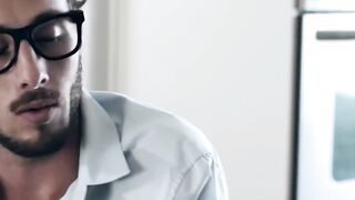 Steam Room Sexual Encounters - Eliza Ibbara Fucked Hard by Hunk in Office
