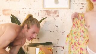 Hot-Bodied Petite Blonde Babe Chloé Cherry Gets Sloppy Nuru Massage With Big Dick