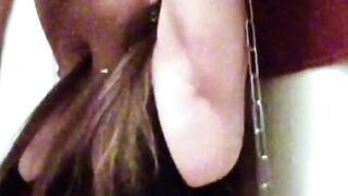 MILF Slave Girl Chains & Leather Bondage Fetish - Older Woman Dominated By Master