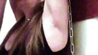 MILF Slave Girl Chains & Leather Bondage Fetish - Older Woman Dominated By Master