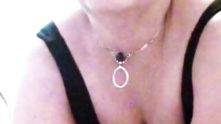 MILF Slave Girl Chains & Leather Bondage Fetish - Older Woman Dominated By Master