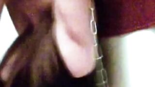 MILF Slave Girl Chains & Leather Bondage Fetish - Older Woman Dominated By Master