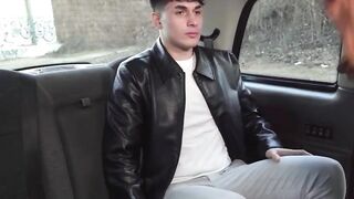 Hot MILF taxi driver Cherry Chandler gives blowjob & deepthroats cock then rides it hard!!