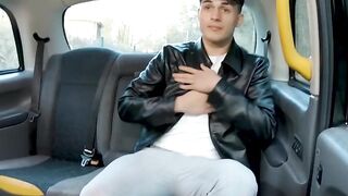 Hot MILF taxi driver Cherry Chandler gives blowjob & deepthroats cock then rides it hard!!