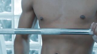 Black Thug Ass-Fucked By Latino Stud - Hunks Flexing Muscles And Fuck Hard