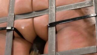 Bondaged Anal Speculum Play with Dominatrix - BDSM Submissive Slave Girl