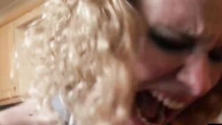 British Beauty Passionate Hardcore Sex with Big Boobs - Choking & Facial