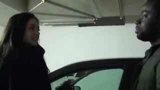 Public Intercourse - Outside Parking Garage Sex With Black Hottie LuLu Gunn