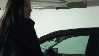 Public Intercourse - Outside Parking Garage Sex With Black Hottie LuLu Gunn