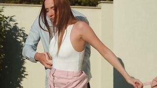 Redhead Bombshell Holly Molly Fucked Raw by Passionate Lover Alberto Blancco