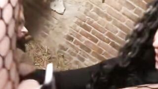 Fishnets & Fetishes - BDSM Domination of Sexy Brunette with Fishnet Stockings