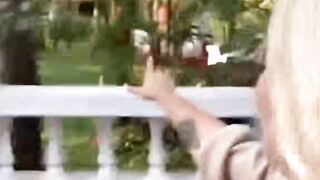 Beautiful Lollipops: Teen Cutie Showered in Hot Loads by Older Guy
