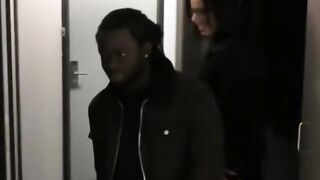 Ebony Babe With Glasses - Black Girl Fucked Hard By Interracial Lover