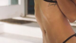 Ink-ed Beauties - Teenage Inking Goddess Poses Sexily For You