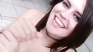 Hot MILF Jerks Off Her Step-Son's Big Dick - PornPros