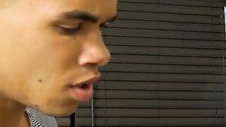 Ebony Twinks' Detentional Delight - Teacher Fucks Black Student