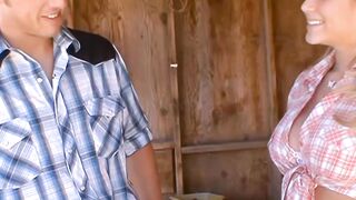 Rustic Redhead Babe Alanah Raels Fucked Hard In A Farmhouse